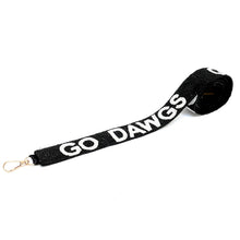 Load image into Gallery viewer, Beaded Purse Strap, Crossbody Purse Strap, GameDay Purse Strap, Beaded Bag Strap, College GameDay Bag Strap, War Eagle, Hail State, Go Dawgs, beaded strap, college game day accessories, beaded guitar strap, bag strap, handbag strap, straps for guitar, birthday gift for her, best friend gift, college gifts, crossbody strap, college gameday gift, college team strap, college game strap, hotty toddy strap, Go Dawgs, Go Dawgs gifts, Go Dawgs Georgia Football, University of Georgia Football gift