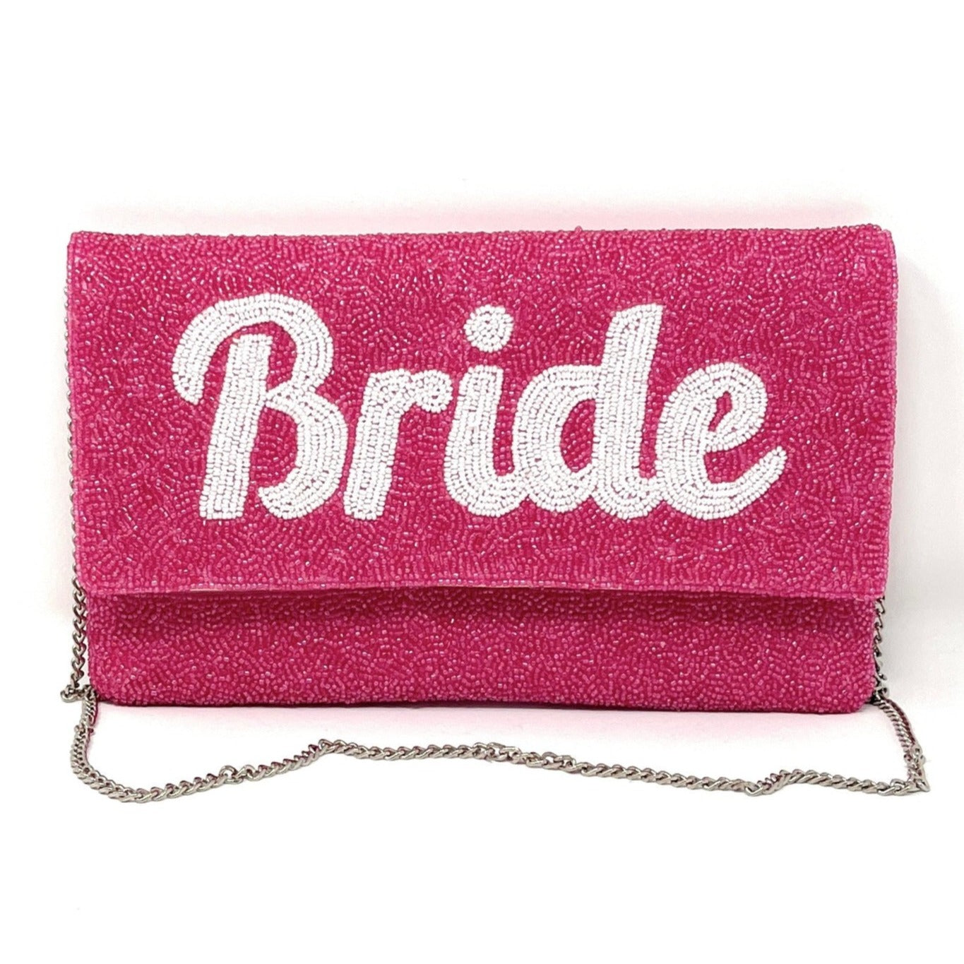 Beaded Bridal Clutch Bag