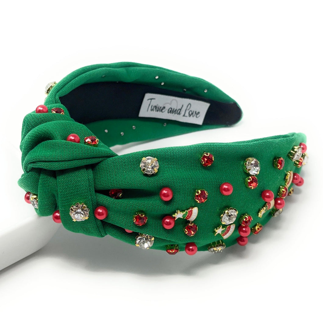 Christmas Jeweled Headband, Christmas Knotted Headband, Red Knotted Headband, Christmas Hair Accessories, Red Headband, Best Seller, headbands for women, best selling items, knotted headband, hairbands for women, Christmas gifts, Christmas knot Headband, Red hair accessories, Christmas headband, Red holiday headband, Statement headband, Red Headband gifts, embellished knot headband, jeweled knot headband, Red Jeweled headband, red Embellished headband, Christmas embellished headband