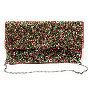Christmas beaded clutch, Christmas clutch, Red green clutch, Christmas Accessories, Red beaded purse, Best Seller, Holiday Red clutch, best selling items, red green sequin clutch, Christmas gifts, Christmas sequin clutch, sequin accessories, Christmas bag, Red holiday clutch, Holiday gifts, Holiday purses, Christmas clutch, Red beaded clutch, Green beaded clutch, red green beaded clutch, Holiday Bags, evening clutches, Elegant evening clutch, holiday crossbody bag