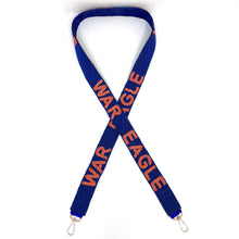 Load image into Gallery viewer, Beaded Purse Strap, Crossbody Purse Strap, GameDay Purse Strap, Beaded Bag Strap, College GameDay Strap, Hotty Toddy, War Eagle, Go Gators team, beaded purse strap, beaded strap, guitar strap, beaded guitar strap, bag strap, best friend gift, crossbody strap, camera strap, handbag strap, college gameday gift, college team strap, college game strap, college gifts, college game day gifts for her, college football straps, Auburn University