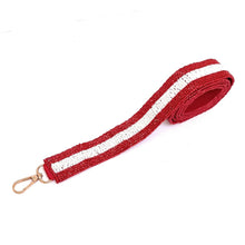 Load image into Gallery viewer, Beaded Purse Strap, Crossbody Purse Strap, GameDay Purse Strap, Beaded Bag Strap, College Game Day Strap, Hotty Toddy, War Eagle, roll tide strap, beaded purse strap, beaded strap, guitar strap, roll tide fan, Game Day Beaded  bag strap, best friend gift, crossbody strap, camera strap, handbag strap, college game day gift, college team strap, college game strap, college gifts, college game day gifts, college football straps, Horns beaded strap, roll tide beaded strap, bama football, Bama football strap