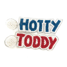 Load image into Gallery viewer, Football Earrings, Beaded Stud Earrings, GameDay Earrings, College Football Earrings, Beaded Stud Team Earrings, GameDay Outfit, Hotty Toddy, earrings for women, summer earrings, game day earrings, gameday earrings, team game earrings for college, college team earrings, game day outfit, football earrings, college gifts, LSU, team earrings, college team gifts, go tigers, team beaded earrings, college earrings, gameday outfit, gameday earrings, Hotty toddy earrings, Hotty toddy college gifts
