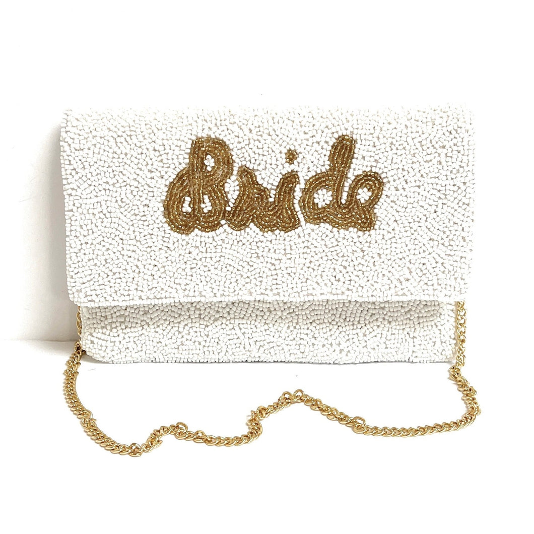 Amylove Bride Purse Bride Acrylic Clutch Purse Bridal Shower Gold Lettering  Women Evening Shoulder Handbag Acrylic Clutch Bag Wedding Vacation Clutch ( White) - Yahoo Shopping