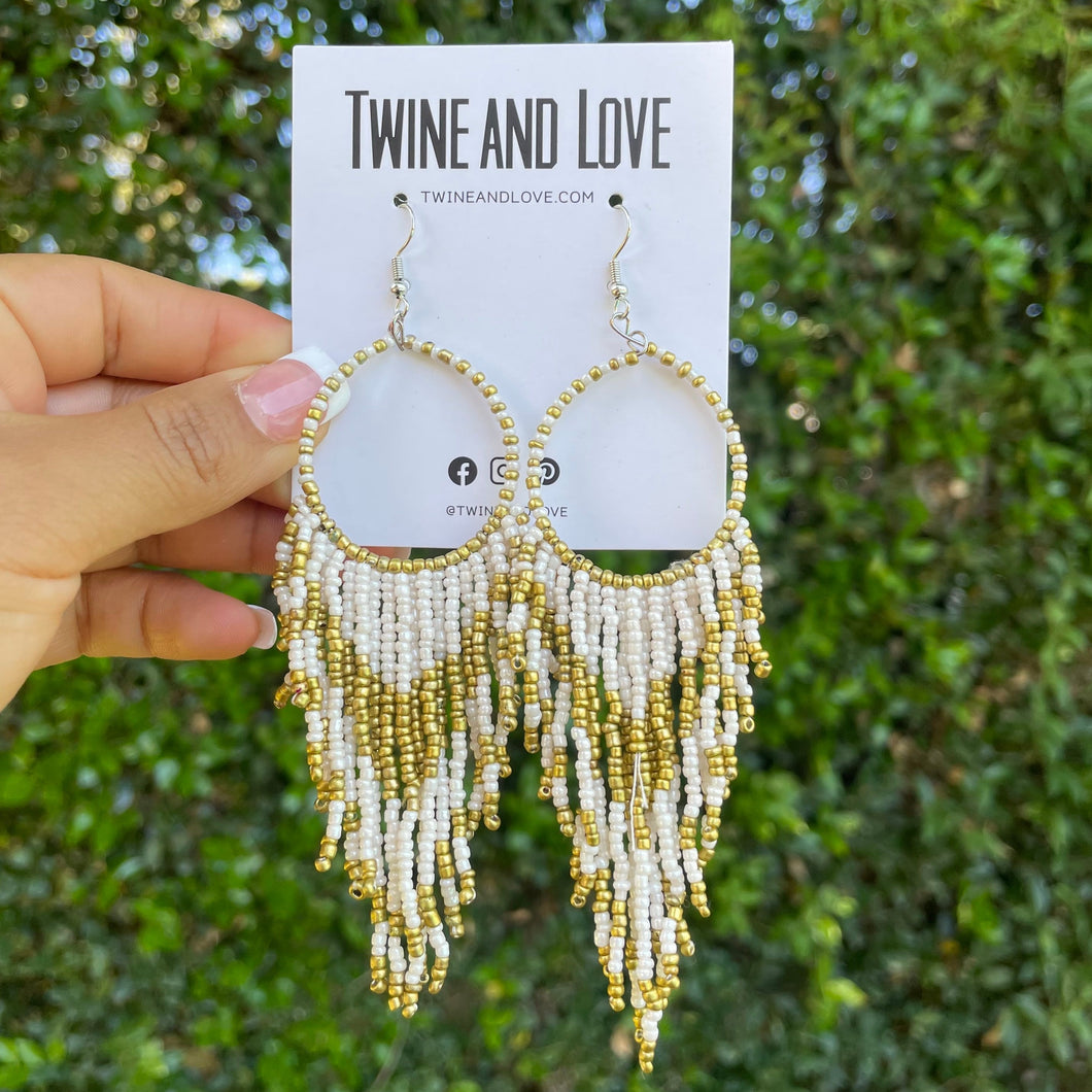 Beaded Earrings, Handcrafted Earrings, Boho Earrings, Summer Beaded Earrings, Long Bead Earrings, Bohemian Beaded Earrings, Best Friend Gift, beaded earrings, beaded earrings gift, birthday gift for her, handmade earrings, earrings for women, statement earrings, boho earrings, boho beaded earrings, bohemian earrings, best friend gift, artisan earrings, best selling items