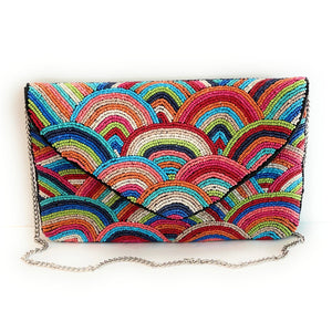 rainbow beaded clutch purse, birthday gift for her, summer clutch, seed bead purse, beaded bag, tropical handbag, beaded bag, seed bead clutch, summer bag, birthday gift, clutch bag, best friend gifts, engagement gift, bridal gift to bride, bridal gift, floral beaded clutch, floral bead purse, wedding gift, bride gifts, beaded clutch purse, summer clutch, beaded bag, summer bag, boho purse, multicolored beaded clutch purse, rainbow purse, rainbow bead purse, best selling items, best seller, rainbow clutch 