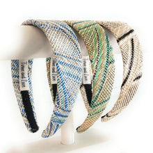 Load image into Gallery viewer, headband for women, fashion headbands, woven headband, headbands for women, stylish headbands, raffia headband, wide headband, woven wide headband, headband, hairband, trendy headbands, top knotted headband, fall headband, summer headbands, handmade headbands, raffia woven headband, hair band for women, trendy headband, fashion headbands, headband style, hair accessories, grass braided headband, braided headband, hair hoop for women, colorful headband, wide raffia headband, wide braided headband