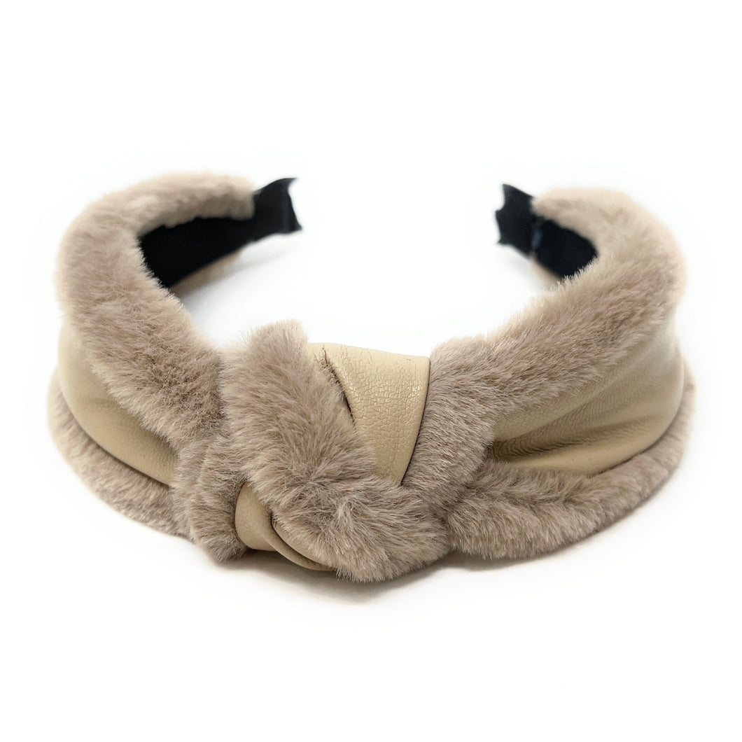 Faux fur Knot Headband, faux fur Headband, Headbands for Women and Girls, PU leather Knotted Headband, Winter Hair Accessories, Soft Knit Headbands, Winter knot Headbands, Faux Fur knotted Headband, Headbands for Women, Soft headbands, Fur Knot Headband, Neutral knot Headband, Nude color headbands, Nude knot headband, winter Neutral headbands, faux fur knot headband, fur headbands, faux fur headband, winter hair accessories, best selling items, headbands for women, Neutral Faux fur Knot headband