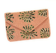 Load image into Gallery viewer, Blush Pink Beaded Clutch Purse