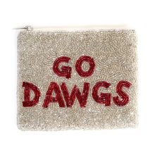 Load image into Gallery viewer, Beaded coin purse, beaded coin pouch, GameDay Purse, Beaded pouch, Coin purse, coin pouch, College GameDay pouch, georgia bulldogs coin purse, georgia bulldogs, Go Dawgs team, college coin purse, college coin pouch, beaded purse, best friend gift, college coin bag, college gameday gift, go dawgs coin pouch, go dawgs coin purse, go dawgs coin pouch, Georgia university gifts, go Dawgs, college gifts, college football coin purse, Georgia Bulldogs, Georgia College football, college football coin pouch