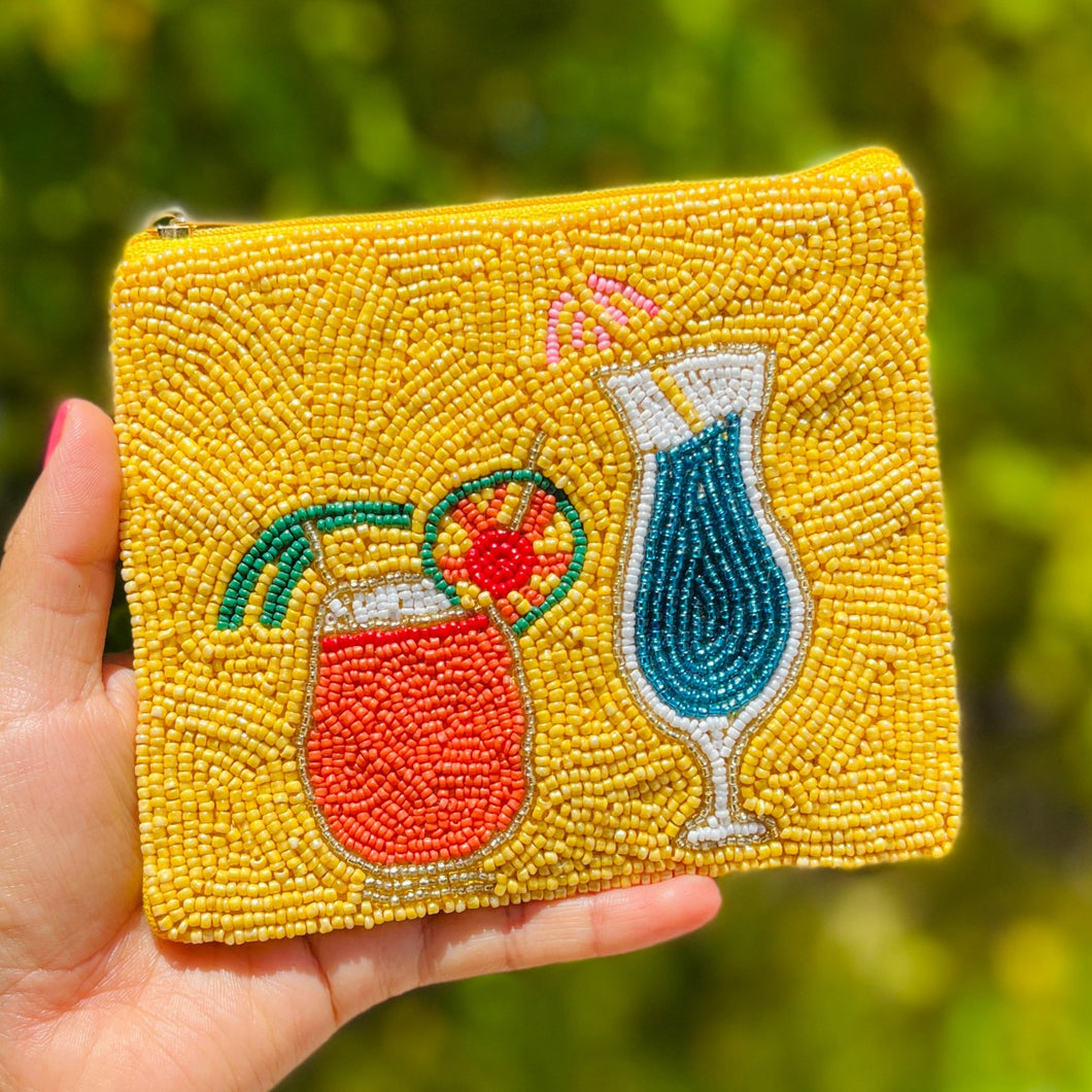 Coin Purse Pouch, Beaded Coin Purse, bead Coin Purse, Beaded Purse, Summer Coin Purse, Best Friend Gift, Pouches, Boho bags, Wallets for her, beaded coin purse, boho gifts for her, cute pouch, boho pouch, boho accessories, best friend gifts, coin purse, coin pouch, money coin pouch,  girlfriend gift, miscellaneous gifts, best seller, best selling items, bachelorette gifts, birthday gifts, preppy beaded wallet, party favors, blue coin purse, cocktail coin pouch, wallets for girls, purse for girls