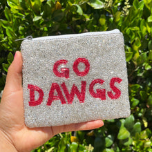 Load image into Gallery viewer, Beaded coin purse, beaded coin pouch, GameDay Purse, Beaded pouch, Coin purse, coin pouch, College GameDay pouch, georgia bulldogs coin purse, georgia bulldogs, Go Dawgs team, college coin purse, college coin pouch, beaded purse, best friend gift, college coin bag, college gameday gift, go dawgs coin pouch, go dawgs coin purse, go dawgs coin pouch, Georgia university gifts, go Dawgs, college gifts, college football coin purse, Georgia Bulldogs, Georgia College football, college football coin pouch