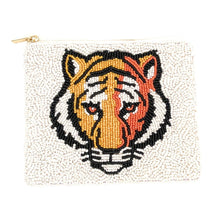 Load image into Gallery viewer, Beaded coin purse, beaded coin pouch, GameDay Purse, Beaded pouch, Coin purse, coin pouch, College GameDay pouch, Hotty Toddy, War Eagle, Geaux tigers team, college coin purse, college coin pouch, beaded purse, best friend gift, college coin bag, college gameday gift, geaux tigers coin pouch, war eagle pouch, hotty toddy coin purse, hotty toddy coin pouch, hotty toddy gifts, hotty toddy fan, college gifts, college football coin purse, LSU college, Geaux tigahs, collge football coin pouch