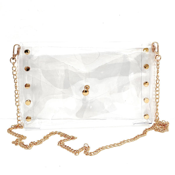 Packed Party Clear Stadium Crossbody Bag - 8x6x3 Inch Clear Purse For Concerts & Games