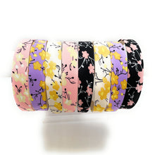 Load image into Gallery viewer, headband for woman, fashion headbands, womens headband, headbands for women, stylish headbands, headband style, simple headband, summer colors headband, head band, hair band, trendy headbands, flowers headband, women thin headband, summer headbands, purple thin headband, classic headband, handmade headbands, summer headband, thin floral headband, spring headband, yellow thin headband, Floral headband