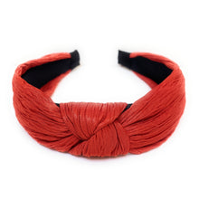 Load image into Gallery viewer, Solid color padded headband, padded headband for women, padded headband, summer headband, headband for women and girls, thick headband, knotted headband, classic headband, headbands for women, trendy headband, girls headband, chic headbands, best friend gift, statement headband, hair accessories, hair band, head band, hairband, girls headbands, Solid hairband, casual trendy headband, solid color fabric headband, solid color headband, knot headband, Solid knot headband