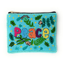 Load image into Gallery viewer, Peace Coin Purse Pouch, PEACE Beaded Coin Purse, Peace bead Coin Purse, cute Beaded Purses for kids, Octopus lovers Coin Purse, Best Friend Gift, peace beaded coin purse, Cute Wallets for her, beaded coin purse, girl birthday gifts, boho pouch, boho accessories, best friend gifts, coin purse, Sea creatures coin pouch, money coin pouch, heart gifts, best selling items, bachelorette gifts, birthday gifts, preppy beaded wallet, party favors, Fun party favors, Bohemian accessories. 