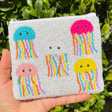 Load image into Gallery viewer, Coin Purse Pouch, octopus Beaded Coin Purse, octopus bead Coin Purse, cute Beaded Purses for kids, Octopus lovers Coin Purse, Best Friend Gift, Seal beaded coin purse, Cute Wallets for her, beaded coin purse, girl birthday gifts, boho pouch, boho accessories, best friend gifts, coin purse, Sea creatures coin pouch, money coin pouch, heart gifts, best selling items, bachelorette gifts, birthday gifts, preppy beaded wallet, party favors, mermaid party favors, octopus accessories. 