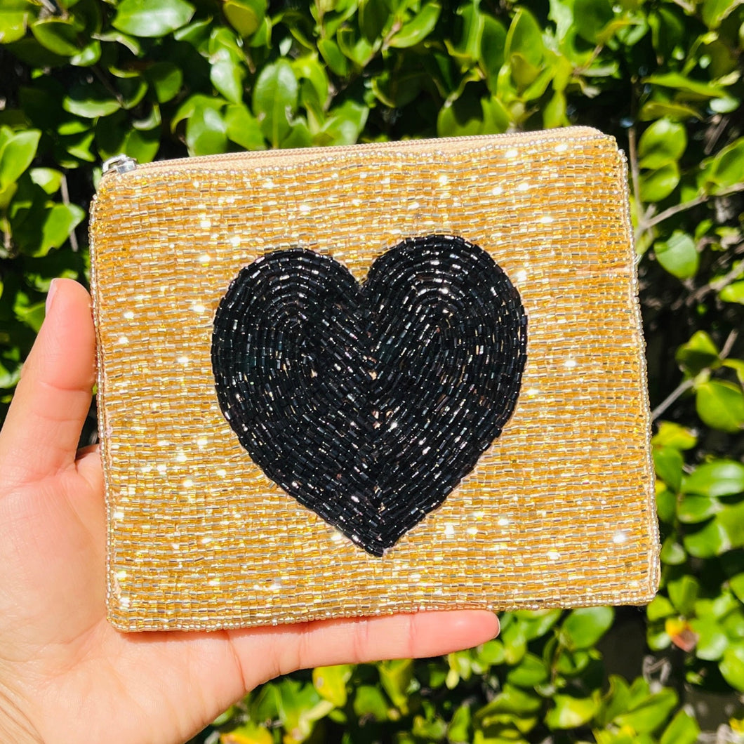 Coin Purse Pouch, Heart Beaded Coin Purse, Gold heart bead Coin Purse, Black heart Beaded Purse, Sunflower Coin Purse, Best Friend Gift, Saints beaded coin purse, Saints Wallets for her, beaded coin purse, saints gifts, boho pouch, boho accessories, best friend gifts, coin purse, sunflower coin pouch, money coin pouch, heart gifts, best selling items, bachelorette gifts, birthday gifts, preppy beaded wallet, party favors, Heart beaded coin pouch, Gold beaded coin pouch, heart accessories. 
