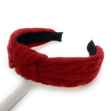 Load image into Gallery viewer, Ribbed Sweater Knit Knot Headband, Holiday Knot Headband, Headbands for Women and Girls, Tweed Knotted Headband, Holiday Hair Accessories,Soft Knit Headbands, Winter Headbands, Knit Headband, Headbands for Women and Girls, Holiday Headbands, Fall Headband, Classic Knit Headband, headbands for kids, girls headbands, soft headbands, winter headbands, soft knit headband, knit headbands, cable knit headband, fall hair accessories, best friend gift, best selling items, headbands for women, gifts for girls