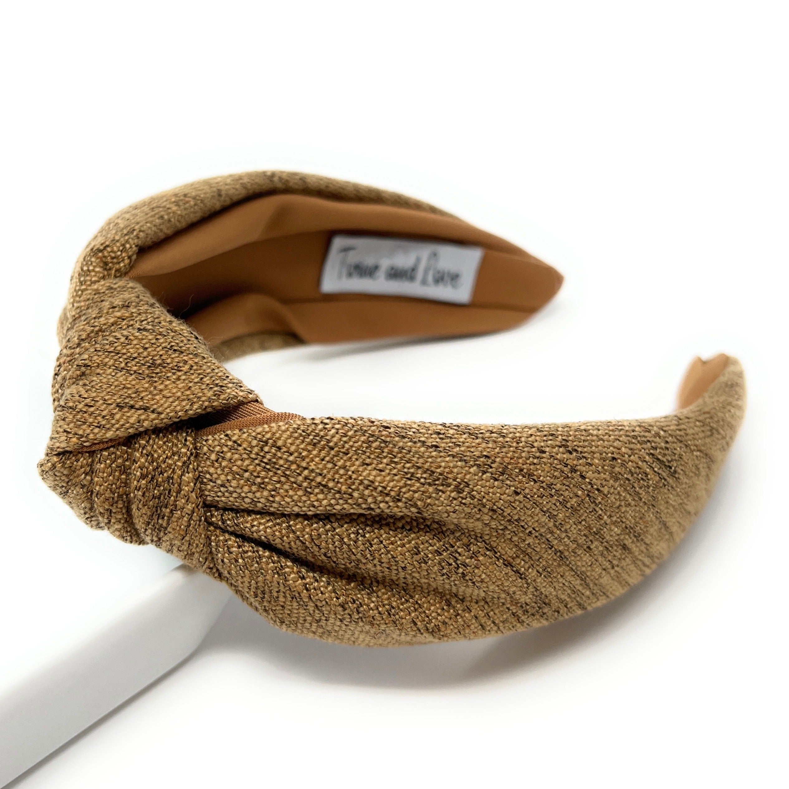 Twine and Love | Neutral Top Knot Headband | Fall Winter  display picture 1