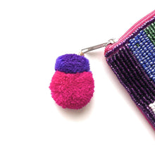 Load image into Gallery viewer, Coin Purse Pouch, Beaded Coin Purse, Cute Coin Purse, Beaded Purse, Summer Coin Purse, Best Friend Gift, Pouches, Boho bags, Wallets for her, beaded coin purse, boho purse, gifs for her, birthday gifts, cute pouches, pouches for women, boho pouch, boho accessories, best friend gifts, coin purse, coin pouch, HAPPY pouch, happy seed bead coin purse, friends gifts, Cash money pouch, cash money coin purse, DALLAS coin purse, beaded coin pouch, engagement gift, best friend gifts, Dallas gifts fan