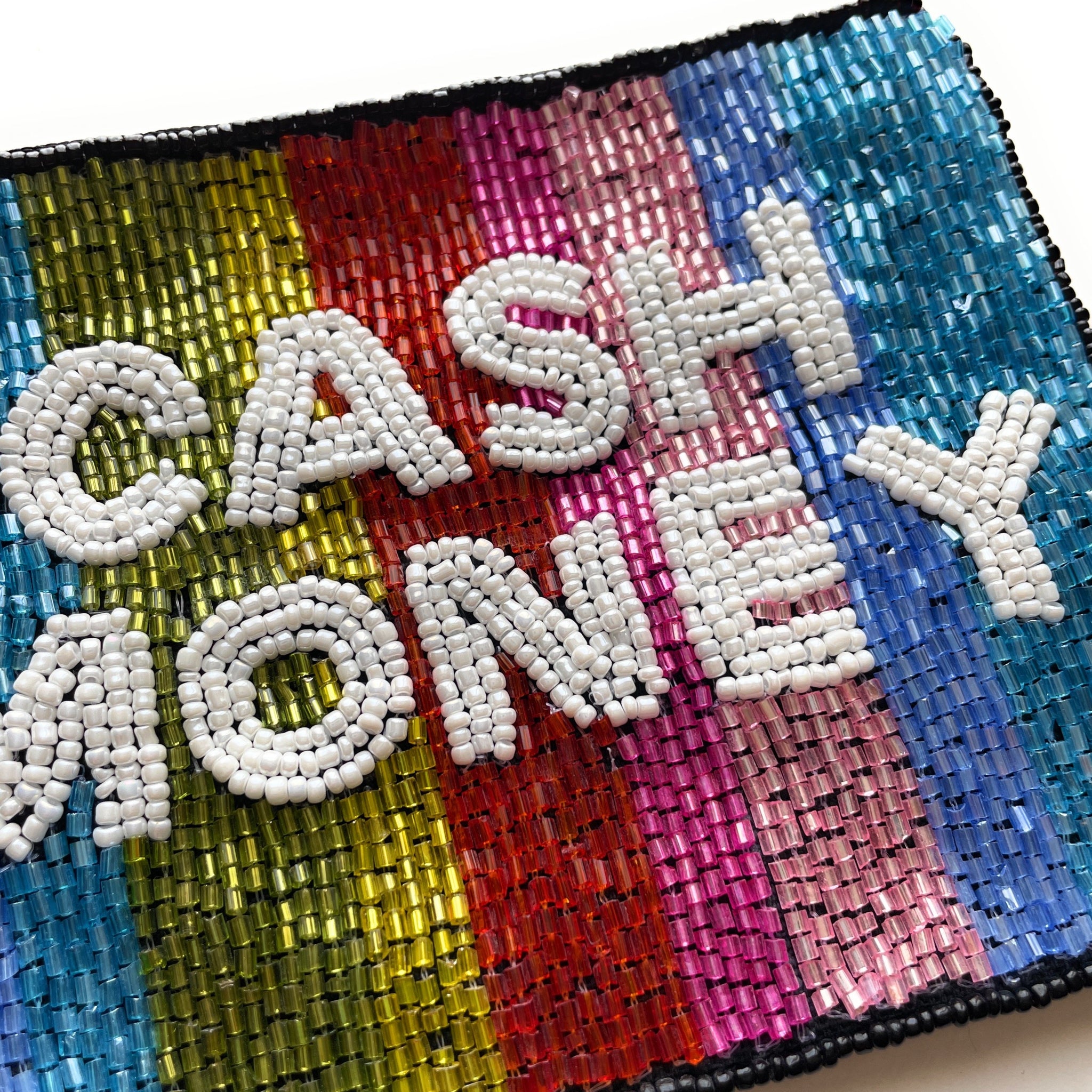Cash Money Coin Purse, Beaded Clutch Purse, Handmade Coin Purses, Coin Pouch