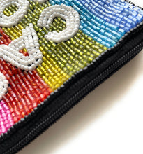 Load image into Gallery viewer, Coin Purse Pouch, Beaded Coin Purse, Cute Coin Purse, Beaded Purse, Summer Coin Purse, Best Friend Gift, Pouches, Boho bags, Wallets for her, beaded coin purse, boho purse, gifs for her, birthday gifts, cute pouches, pouches for women, boho pouch, boho accessories, best friend gifts, coin purse, coin pouch, cash money coin pouch, money coin pouch, friend gift, girlfriend gift, miscellaneous gifts, birthday gift, save money gift 