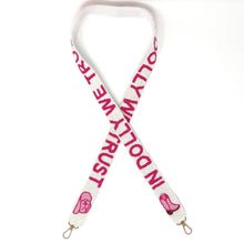 Load image into Gallery viewer, Beaded Purse Strap, Guitar Strap, Crossbody Purse Straps, Crossbody Strap, what would dolly do Straps, Purse Straps, Beaded Bag Straps, skull Strap, beaded purse strap, beaded strap, guitar straps, beaded guitar strap, bag strap, straps for guitar, guitar fan gifts, birthday gift for her, best selling items, best friend gift, crossbody strap, crossbody purse, camera strap, beaded strap, Best seller, Shoulder Bag Strap, In Dolly We trust beaded strap, Country Music gifts, Country Music fans gifts  