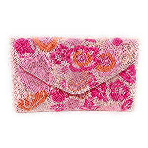 Floral beaded clutch purse, birthday gift for her, summer clutch, seed bead purse, spring beaded bag, tropical handbag, beaded bag, pink floral seed bead clutch, summer bag, birthday gift for her, clutch bag, seed bead purse, engagement gift, pink lover bag, bridal gift, floral purse, gifts to bride, gifts for bride, wedding gift, bride gifts, Summer beaded clutch purse, birthday gift for her, summer clutch, seed bead purse, pink beaded bag, summer bag, boho purse, pink beaded clutch purse, unique bags