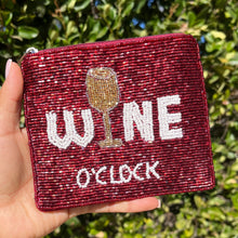 Load image into Gallery viewer, Coin Purse Pouch, Beaded Coin Purse, Cute Coin Purse, Beaded Purse, Summer Coin Purse, Best Friend Gift, Pouches, Boho bags, Wallets for her, beaded coin purse, boho purse, gifs for her, birthday gifts, cute pouches, pouches for women, boho pouch, boho accessories, best friend gifts, coin purse, coin pouch, cash money coin pouch, money coin pouch, friend gift, wine lover gift, miscellaneous gifts, birthday gift, save money gift 